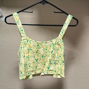 NWT AE Floral Tank Top